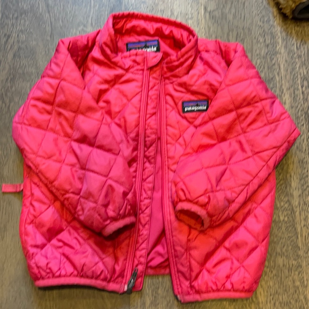 Patagonia Baby Nano Puff zip jacket pink 12 months